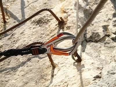 Via Ferrata de Cavaillon, activité dans le Luberon